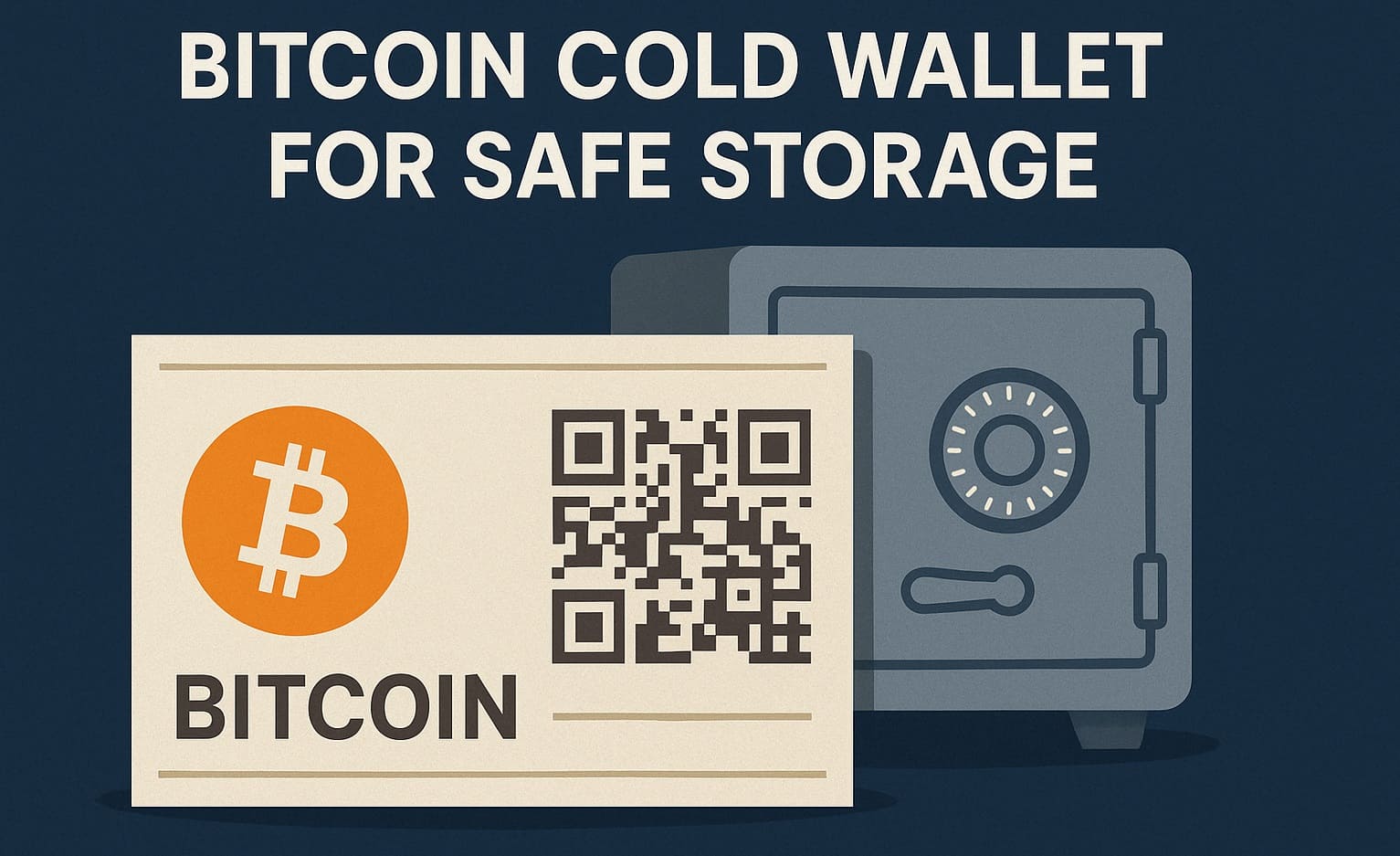 Bitcoin cold wallet for long term safe storage or gift purpose