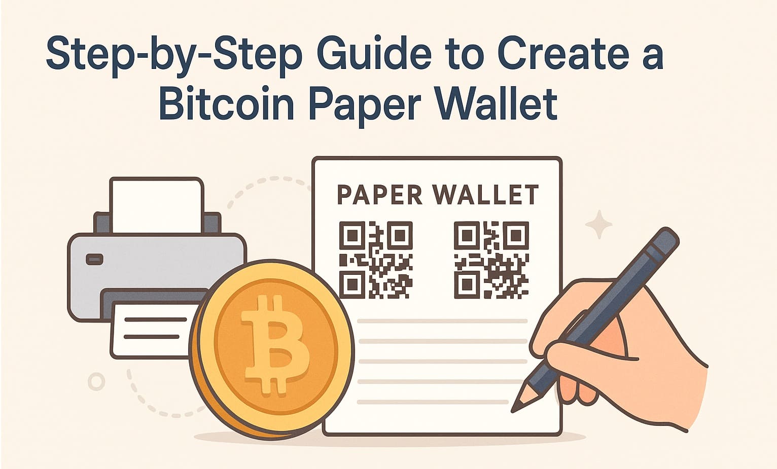 Step by Step Guide to Create a Bitcoin Paper Wallet